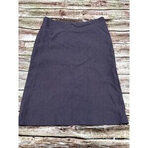 Gracie Women's Gray Straight Pencil Skirt Size Large Stretchy Pull On